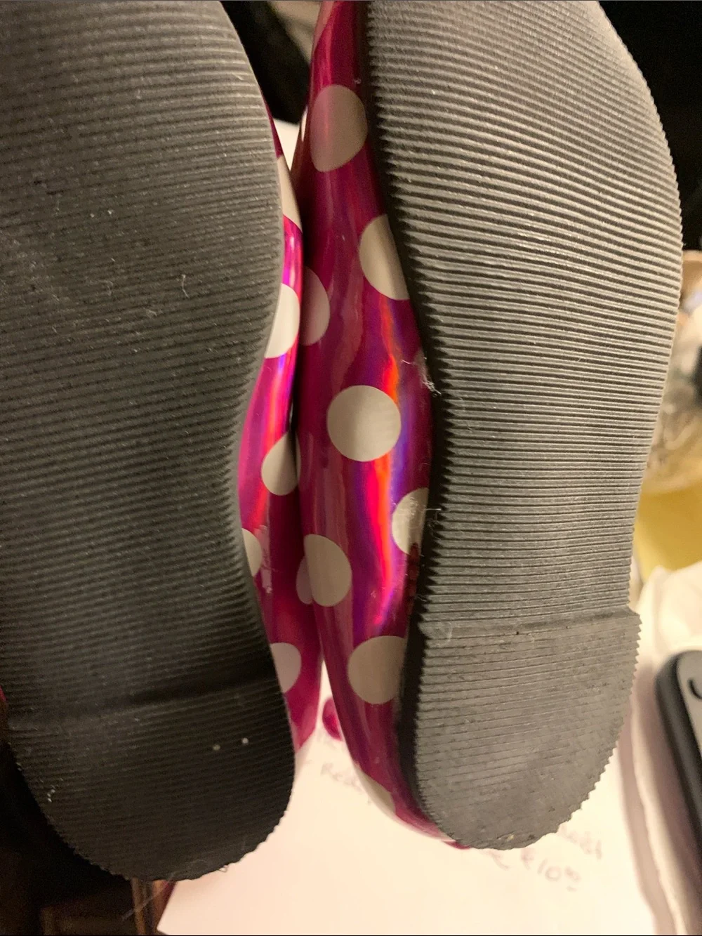 Disney Pink Polka Dot Minnie Mouse Mary Jane Shoes with Bow